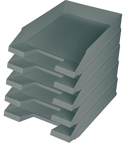 Corbeille à Courrier Transparente HAN Wave - Format A4/C4 - Design Puriste - Fabriquée En Allemagne - 7