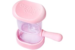 Milisten Gobelet en Silicone pour Le Rinçage Des Yeux Gobelets de Nettoyage pour Le Rinçage Des Yeux avec Bain de Rangement