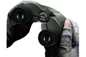 KUBAS Mini Binoculars 15X25 Large Eyepiece Waterproof Pocket Binoculars for Adults High Power Small Kids Binoculars Compact Binoculars for Outdoor Bird Watching Travelling Hunting Hiking Concert Sightseeing