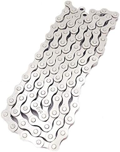 Cestval Bicycle Chain Single Speed Anti-Rust Chains for Mountain Bike Single Speed Folding Bike Electric Car Quick Release Links