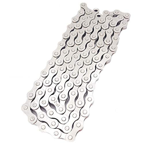 Cestval Bicycle Chain Single Speed Anti-Rust Chains for Mountain Bike Single Speed Folding Bike Electric Car Quick Release Links