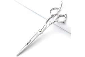 Sharonds 6/6.5 pollici forbici giapponesi professionali 440C, forbici efficienti, forbice, pettine regolatore (Taglio piatto da 6 pollici)