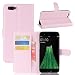 Produktbild Hülle für OPPO R11 [Stand Funktion], Forhouse Premium PU Leder Brieftasche Shell mit Kartenfächer Geldscheinfach and Magnetverschluss Buchhandlung Schützend flip hülle Handy Schutzhülle(Rosa)
