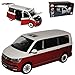 Produktbild VW Volkswagen T6 Multivan Highline Personen Transporter Rot Weiss T5 Ab 2. Facelift 2015 1/18 NZG Modell Auto