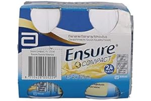 ABBOTT NUTRITION Abbott Integratore Alimentare Ensure Compact Liquido Gusto Banana, 4 X 125 Ml, color Standard