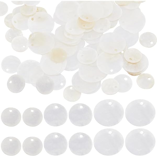 100 PZ Gusci Naturali Decorazione Casa Creazione Gioielli Fai da Te per