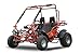 Produktbild Maxi Buggy 200cc Ölgekühlt E-Start Automatik CVT mit Rückwärtsgang Offroad Quad ATV Bike Midi (Rot)
