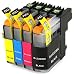 Produktbild 4 Inksbroker LC223 Tintenpatronen für Brother dcp-j4120dw, mfc-j4420dw, mfc-j4620dw, mfc-j4625dw, mfc-j5320dw, mfc-j5620dw, mfc-j5625dw, mfc-j5720dw Drucker, nicht OEM