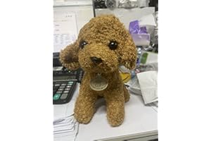 Uposao Realista Perro de Peluche - Juguete de Simulación para Niños - Muñeca Suave - Cojín para Cachorros - Regalo
