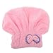 Imported Dry Hair Hat Microfiber Hair Turban Quickly Shower Bath Caps Wrapped Pink RS.210.00