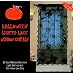 Produktbild TAOtTAO Halloween-Kürbis Spinnennetz Vorhang Tuch Black Lace Festival Fenster Tür Deco