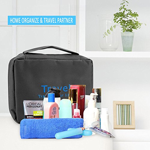 ieGeek Kulturbeutel zum Aufh?ngen Multifunktionale Kulturtasche Reise-Kulturtasche f¨¹r Frauen & M?nner schKosmetiktae mit Henkel Reiseveranstalter - 5