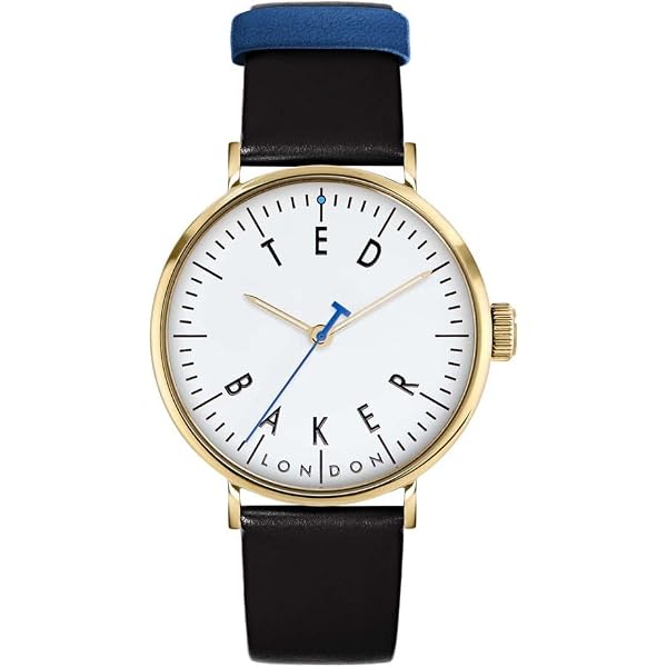 OROLOGIO TED BAKER Uomo Cronografo Quadrante Blu Data Display Bracciale
