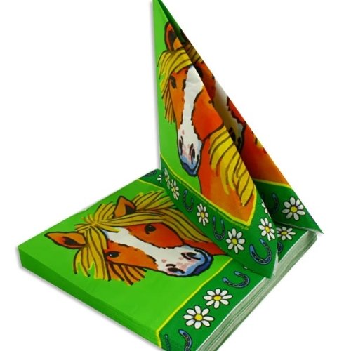 20 Servietten Pferde Party