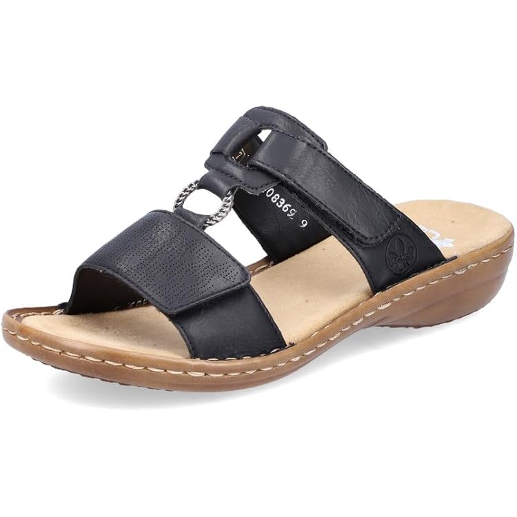 Rieker Dames voorjaar/zomer 60888 pantoletten, White 60888 80, 36 EU : Rieker