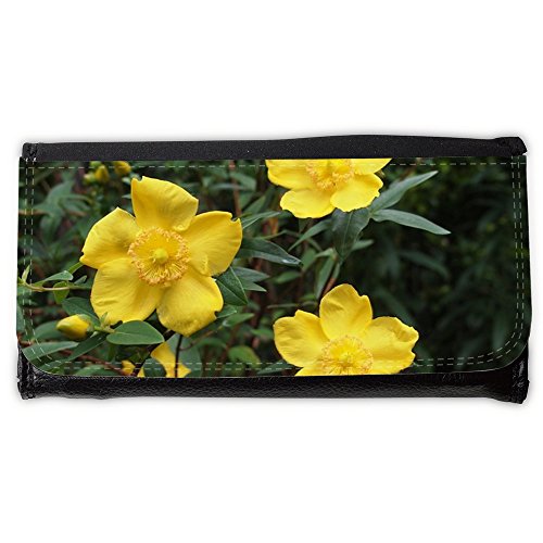 Preisvergleich Produktbild Portemonnaie Geldbörse Brieftasche / / M00290742 Hypericum Johanniskraut Gelb / / Large Size Wallet