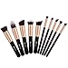 Makeup Brushes Makeup Brush Set BESTOPE Makeup Brushes 10PCs Makeup Brush Set Foundation Eyeliner Shadow Powder Brushes for Girls (Rose Gold)