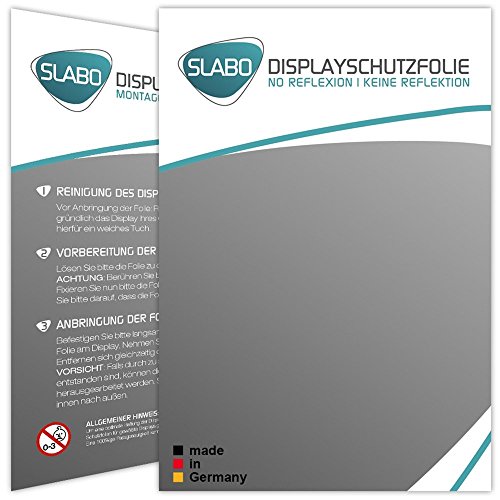 2 x Slabo Displayschutzfolie Medion Lifetab P10356 (MD 99632) Displayschutz Schutzfolie Folie „No Reflexion|Keine Reflektion“ MATT – Entspiegelnd MADE IN GERMANY - 6