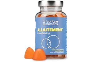 La Fabrique des Mamans - Allaitement - Gummies, Complément Alimentaire - Booste la lactation - Réduit la Fatigue - Fenouil, DHA, Maca, Vitamine C et D - Fabriqué en France - 42 Gummies