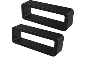 Byte av klockarmband – klockarmband ögla | smartwatch ringjusterare, smartwatch remhållarring, spännrem säkrande ringar, silikon 2 x stötsäker för låssäkerhet kompatibilitet