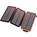 Produktbild ADDTOP Solar Ladegerät 24000mAh Powerbank Wasserdichte Tragbar Externer Akku für iPhone, iPad, Samsung Galaxy und weitere Geräte