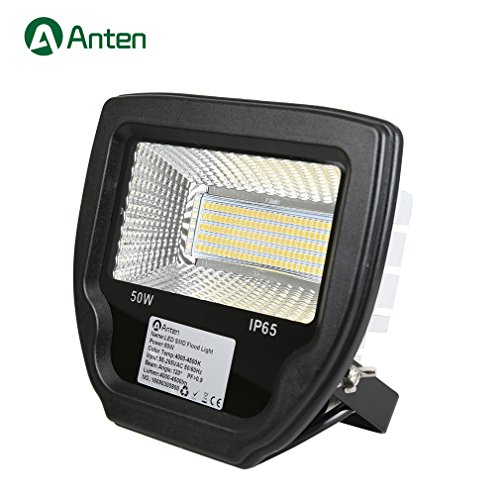 Anten® 3 x LED Fluter Strahler Flutlicht 50W 4000-4500LM naturweiß IP65 Wasserdichte - 2