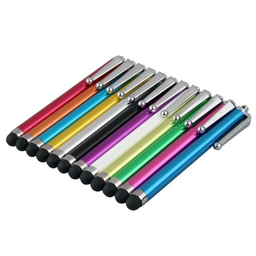 12Metall TouchScreen Stylus Stift Ersatzstift Eingabestift f.IPod iTouch IPhone - 4
