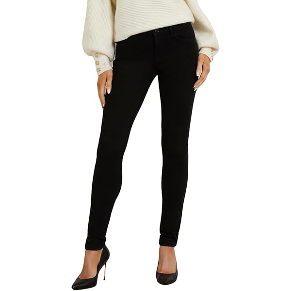 Guess Farmer W2YAJ2 D4Q03 Kék Skinny Fit