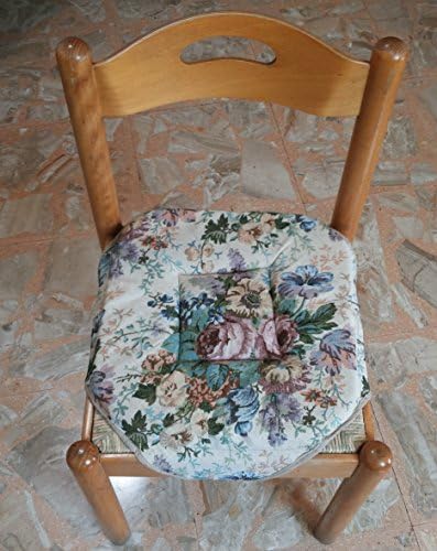 n.6 Chair Cushions Floral Gobelin Laces Square Flaps High Quality