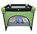 FoxHunter Baby Travel Playpen Infant Square Cot Bed Play Pen With Side Entry Portable Foldable Green New