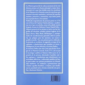 Historia general de los robos y asesinatos de los más famosos piratas (Histórica)
