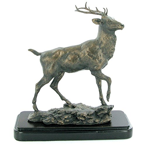 David Geenty Highland Monarch Cold Cast Bronze Stag Sculpture