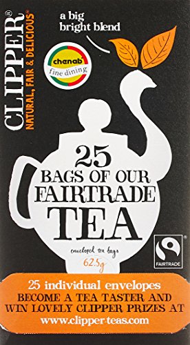 Clipper a big bright blend fairtrade tea(enveloped tea bags), 62.5g RS.200 (57.00% Off) - Amazon