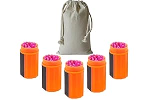 CZ-XING Allumettes portables de survie coupe-vent et imperméables avec tête extra large + sacs à cordon en coton