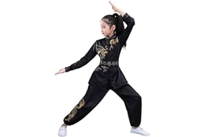 GENERIC Kung Fu Suit Dragon Tai Chi Uniform Traditional Lion Dance Clothing Martial Arts Wing Chun Chinese New Year Party Costume