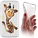 Price comparison product image Samsung S6 Edge Shell Detail Soft Case Cover Backkover Tpu Soft Case for Samsung Galaxy S4 Edge G925 1176 Giraffe Animiert Braun Weiß