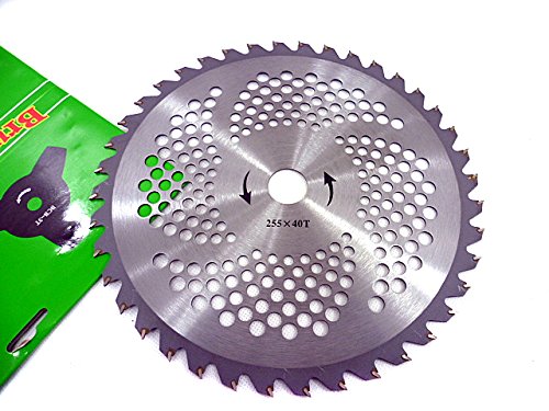 40 Zahnblatt Stahl Aluminiumbeschichtet Schneidblatt Klinge Mähmesser Motorsense Freischneider