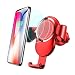Produktbild USAMS Handyhalterung Auto induktiv, Kfz Handy Halterung Lüftung Schwerkraft Handyhalter Fürs Auto Universal Apple iPhone X 8/8 Plus Samsung Galaxy S9 S8/S8 Plus S7/S7 Edge/S6 Edge + Note 5 Rot