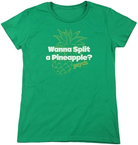 Psych Detective Comedy Drama TV Series USA Pineapple Split Women's T-Shirt Tee