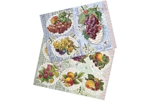 Ideen mit Herz - 2 hojas papel de arroz de precioso decoupage, DIN A4, 2 diseños diferentes, vintage, Navidad, etc.