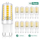 ⚡【5W Energiespar & Umweltfreundlich】Idealer Ersatz für 40W Halogenlampe: nur 5W Verbrauch laufen mit 45 SMD2835 LED-Chips aber 85% Energiekosten sparen. Und sie sind auch aus grünen Materien: PC Hülle+Keramikbasis gemacht. (Lebensdauer: ≥30.000 Std, wenigerer Austausch & Wartungskosten)