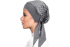 FADACHY Chemo Headwear for Women Head Scarfs Turbans UK Cancer Scarves Bandanas Hair Loss Beanie Hat Cancer Headwear Headwrap Scarfs Cap Silky Muslim