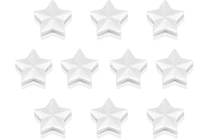 PYJLBX Aimant Frigo, 10PCS Aimant Puissant Aimants Tableau Magnétique Magnet Frigo Magnet Petit Aimant Tableau Blanc Mini Aimant Magnets Decoratif, pour Tableau Magnetique,Calendrier (Étoile, Blanche)