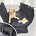 Produktbild Hund Auto Sitzbezug für Haustiere - Hochleistungsschütz Hunde Hängematte Auto Rücksitzbezug für Luxus-Rutschfeste gesteppte gepolsterte dauerhaft Wasserdicht Kratzfest Geteilter Reißverschluss