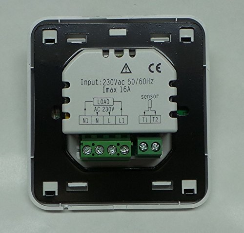 SM-PC®, Raumthermostat Thermostat programmierbar LED Touchscreen Digital schwarz #a61 - 5