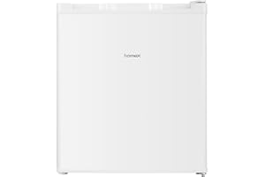 homeX CM1012-W kleiner Kühlschrank | Mini-Kühlschrank | 41L Nutzinhalt | Cool-Zone | mechanische Temperatursteuerung | Weiß
