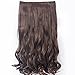 Neverland Beauty 22" Half Full Head One Piece Clip in Wavy Curly Hair Extensions Chestnut Brown Chestnut Brown #2/30 UK Stock
