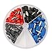 Produktbild Wuchance 200Pcs Kupfer Isolierte Anschluss Grau 0,75mm2 Rot 1,0mm2 Schwarz 1,5 mm2 Blau 2,5 mm2