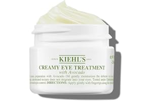 KIEHL'S Creamy Eye Treatment with Avocado, feuchtigkeitsspendende Avocado-Augencreme, Augenpflege für normale und empfindliche Haut