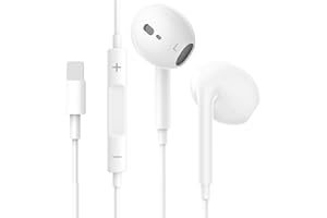 WETSKY iPhone Kopfhörer mit Kabel [MFi-Zertifiziert] In Ear Kopfhörer mit mikrofon und Lautstärkeregelung, In Ear Ohrhörer mit Kabel Anschluss Kompatibel mit iPhone 14 Pro Max Plus/13/12/SE/11/XS Max/XS/8/7